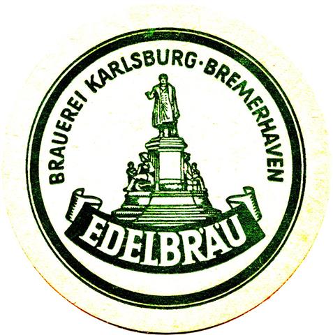 bremerhaven hb-hb karlsburg edelbr�u 2a (rund215-dunkelgr�n)